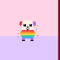 Rainbow Pup pet sprite